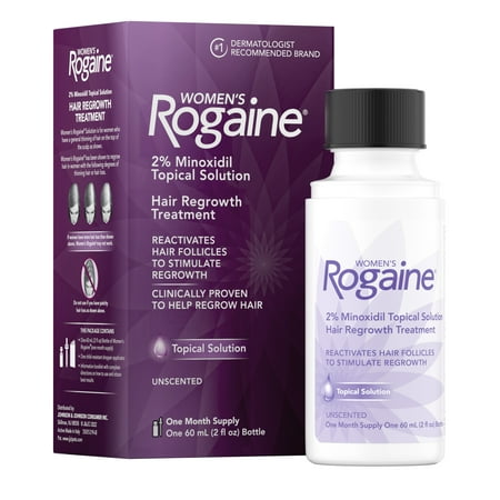 Women's Rogaine 2% Minoxidil Liquid Solution, 1-Month Supply