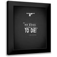 thumbnail image 1 of Rogan, Mark 11x14 Black Modern Framed Museum Art Print Titled - JB Goldfinger Expect To Die, 1 of 5