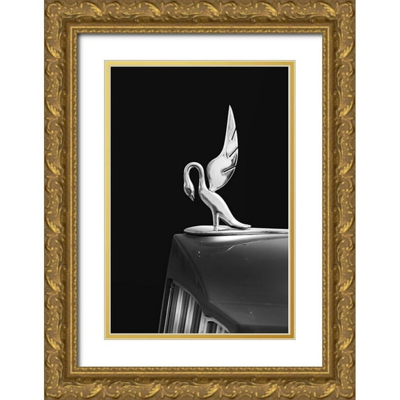 Rogan, Mark 11x14 Gold Ornate Wood Framed with Double Matting Museum Art Print Titled - 1939 PACKARD TWELVE