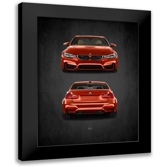 Rogan, Mark 12x14 Black Modern Framed Museum Art Print Titled - BMW M3