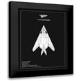 thumbnail image 1 of Rogan, Mark 12x14 Black Modern Framed Museum Art Print Titled - BP Lockheed F22 Raptor Black, 1 of 5