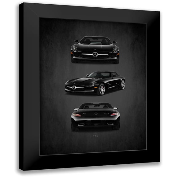 Rogan, Mark 12x14 Black Modern Framed Museum Art Print Titled - Merc Benz SLS AMG