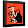 thumbnail image 1 of Rogan, Mark 12x14 Black Modern Framed Museum Art Print Titled - The Tuba, 1 of 5