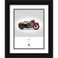 thumbnail image 1 of Rogan, Mark 12x14 Black Ornate Wood Framed with Double Matting Museum Art Print Titled - Harley Davidson WLD 1941, 1 of 4