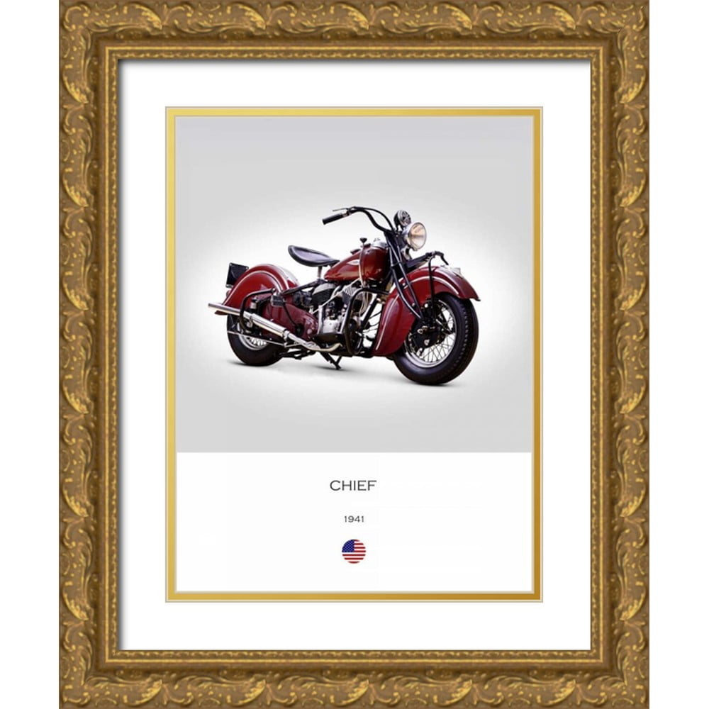 Rogan, Mark 12x14 Gold Ornate Wood Framed with Double Matting Museum ...
