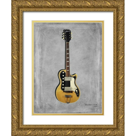 Rogan, Mark 12x14 Gold Ornate Wood Framed with Double Matting Museum Art Print Titled - National Model 1104