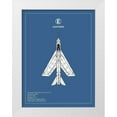 thumbnail image 1 of Rogan, Mark 12x14 White Modern Wood Framed Museum Art Print Titled - BP EE Lightning, 1 of 4