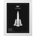 thumbnail image 1 of Rogan, Mark 12x14 White Modern Wood Framed Museum Art Print Titled - BP LOCKHEED SR-71 Black, 1 of 4