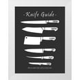 thumbnail image 1 of Rogan, Mark 12x14 White Modern Wood Framed Museum Art Print Titled -  Butchery Knives, 1 of 4