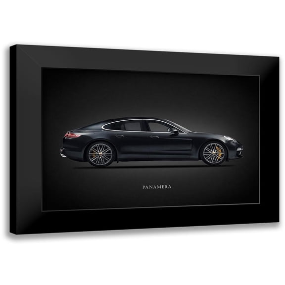 Rogan, Mark 14x11 Black Modern Framed Museum Art Print Titled - Porsche Panamera