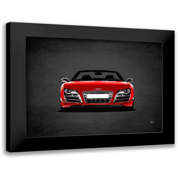 Rogan, Mark 14x12 Black Modern Framed Museum Art Print Titled - Audi R8
