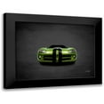 thumbnail image 1 of Rogan, Mark 14x12 Black Modern Framed Museum Art Print Titled - Dodge Viper Green, 1 of 5