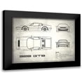 thumbnail image 1 of Rogan, Mark 14x12 Black Modern Framed Museum Art Print Titled - Ferrari 328-GTB White, 1 of 5
