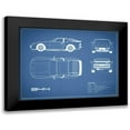 thumbnail image 1 of Rogan, Mark 14x12 Black Modern Framed Museum Art Print Titled - Porsche 944 Turbo-Blue, 1 of 5