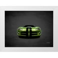 thumbnail image 1 of Rogan, Mark 14x12 White Modern Wood Framed Museum Art Print Titled - Dodge Viper Green, 1 of 4