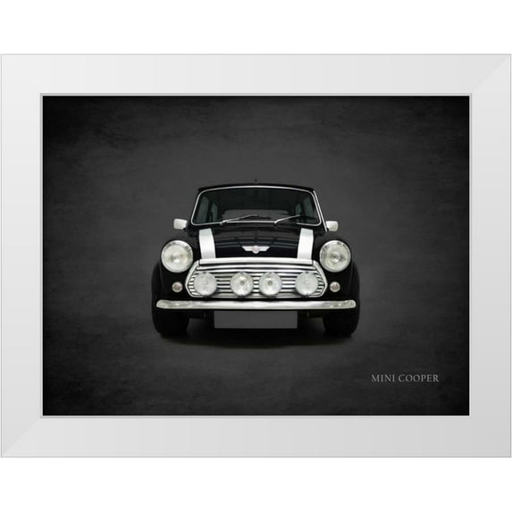 Rogan, Mark 14x12 White Modern Wood Framed Museum Art Print Titled - Mini Cooper 2001