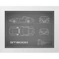 thumbnail image 1 of Rogan, Mark 14x12 White Modern Wood Framed Museum Art Print Titled - Toyota GT2000-Grey, 1 of 4