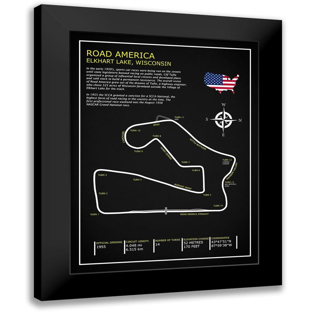 Rogan, Mark 15x18 Black Modern Framed Museum Art Print Titled - Road ...