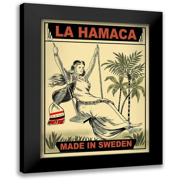 Rogan, Mark 15x18 Black Modern Framed Museum Art Print Titled - The Swing
