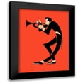 thumbnail image 1 of Rogan, Mark 15x18 Black Modern Framed Museum Art Print Titled - The Trumpet, 1 of 5