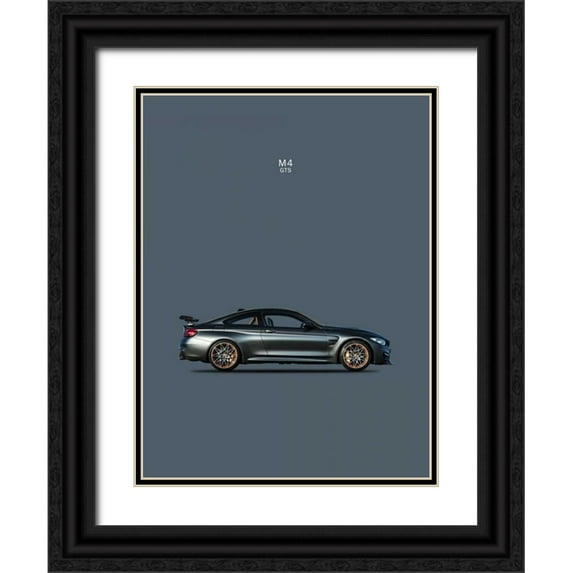 Rogan, Mark 15x18 Black Ornate Wood Framed with Double Matting Museum Art Print Titled - BMW M4 GTS