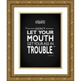 thumbnail image 1 of Rogan, Mark 15x18 Gold Ornate Wood Framed with Double Matting Museum Art Print Titled - Shaft Ass In Trouble, 1 of 4