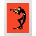 thumbnail image 1 of Rogan, Mark 15x18 White Modern Wood Framed Museum Art Print Titled - The Trumpet, 1 of 4