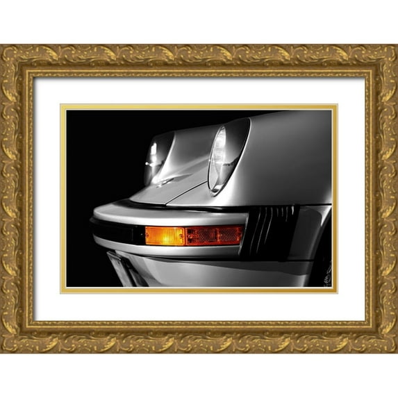 Rogan, Mark 18x13 Gold Ornate Wood Framed with Double Matting Museum Art Print Titled - Porsche 911 1975
