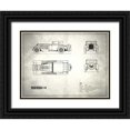 thumbnail image 1 of Rogan, Mark 18x15 Black Ornate Wood Framed with Double Matting Museum Art Print Titled - Mercedes SSK White, 1 of 4