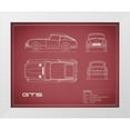 thumbnail image 1 of Rogan, Mark 18x15 White Modern Wood Framed Museum Art Print Titled - Triumph GT6 Mk1 White, 1 of 4