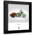 thumbnail image 1 of Rogan, Mark 19x24 Black Modern Framed Museum Art Print Titled - Indian Chief 2015, 1 of 5