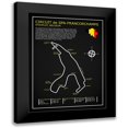 thumbnail image 1 of Rogan, Mark 19x24 Black Modern Framed Museum Art Print Titled - Spa-francorchamps Circuit BL, 1 of 5