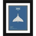 thumbnail image 1 of Rogan, Mark 19x24 Black Ornate Wood Framed with Double Matting Museum Art Print Titled - BP Avro Vulcan, 1 of 4