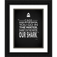thumbnail image 1 of Rogan, Mark 19x24 Black Ornate Wood Framed with Double Matting Museum Art Print Titled - Jaws, 1 of 4