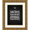 thumbnail image 1 of Rogan, Mark 19x24 Gold Ornate Wood Framed with Double Matting Museum Art Print Titled - Grease Men Are Rats, 1 of 4
