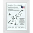 thumbnail image 1 of Rogan, Mark 19x24 White Modern Wood Framed Museum Art Print Titled - Circuit OfThe Americas, 1 of 4
