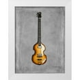 thumbnail image 1 of Rogan, Mark 19x24 White Modern Wood Framed Museum Art Print Titled - Hofner Violin Bass 62, 1 of 4