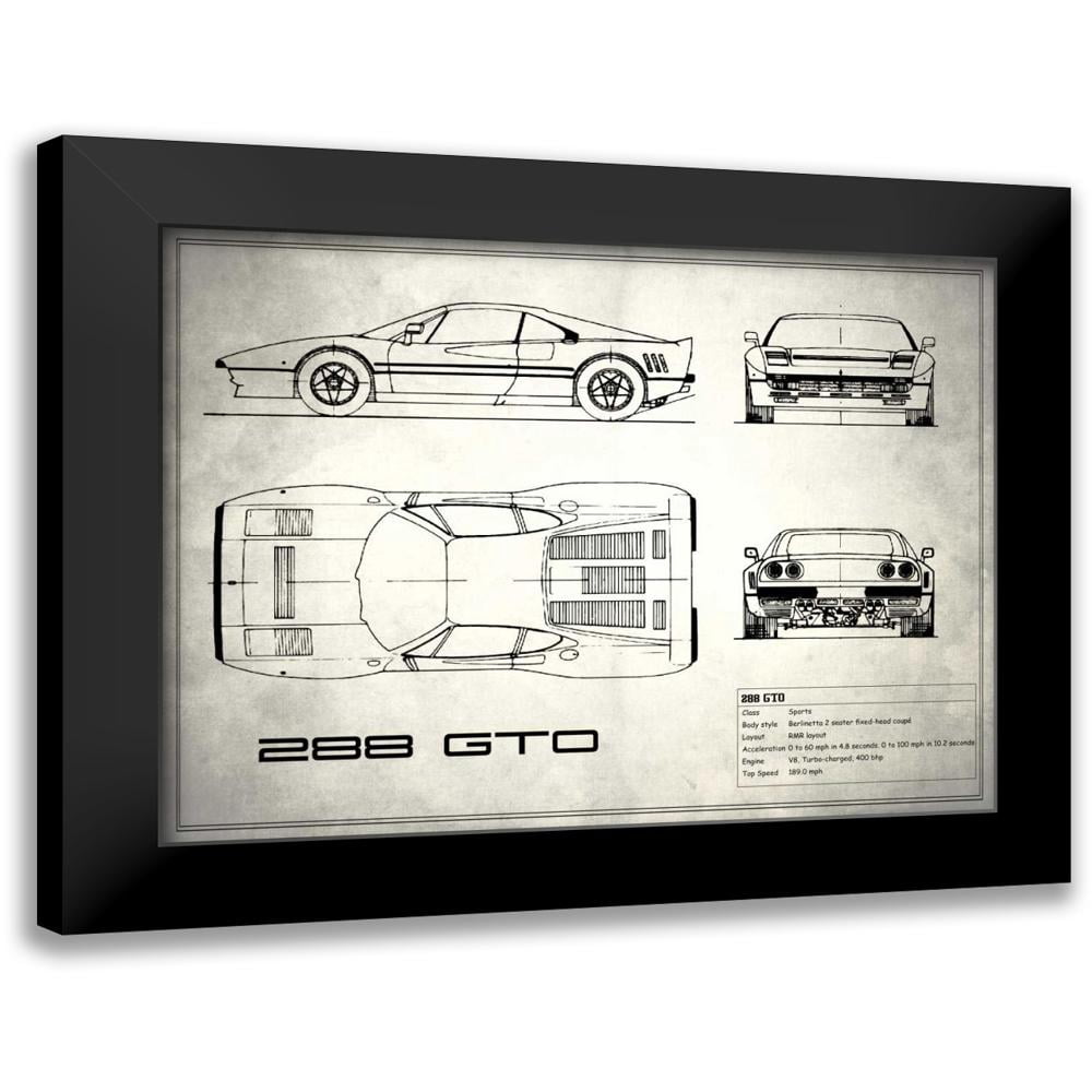 Rogan, Mark 24x19 Black Modern Framed Museum Art Print Titled