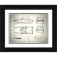 thumbnail image 1 of Rogan, Mark 24x19 Black Ornate Wood Framed with Double Matting Museum Art Print Titled - MG MGB White, 1 of 4