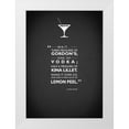 thumbnail image 1 of Rogan, Mark 24x32 White Modern Wood Framed Museum Art Print Titled - JB Casino Royale Martini, 1 of 4