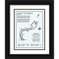 thumbnail image 1 of Rogan, Mark 25x32 Black Ornate Wood Framed with Double Matting Museum Art Print Titled - Monaco Circuit, 1 of 4