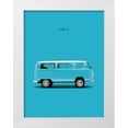 thumbnail image 1 of Rogan, Mark 25x32 White Modern Wood Framed Museum Art Print Titled - VW Type 2  Sky Blue, 1 of 4