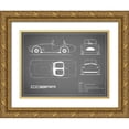 thumbnail image 1 of Rogan, Mark 32x25 Gold Ornate Wood Framed with Double Matting Museum Art Print Titled - Cobra-Grey, 1 of 4