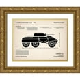 thumbnail image 1 of Rogan, Mark 32x25 Gold Ornate Wood Framed with Double Matting Museum Art Print Titled - M8 Armored Car Greyhound, 1 of 4