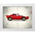 thumbnail image 1 of Rogan, Mark 32x25 White Modern Wood Framed Museum Art Print Titled - Lancia Stratos 1974, 1 of 4