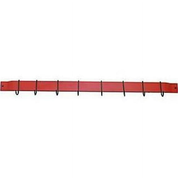 Rogar International 1375 36 in. Bar Rack, Red & Black