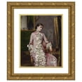 thumbnail image 1 of Rogelio De Egusquiza 12x14 Gold Ornate Wood Frame and Double Matted Museum Art Print Titled - Lady in Pink, 1 of 4