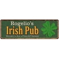 thumbnail image 1 of Rogelio's Irish Pub Metal Sign Bar Man Cave 8x24 108240010435, 1 of 1