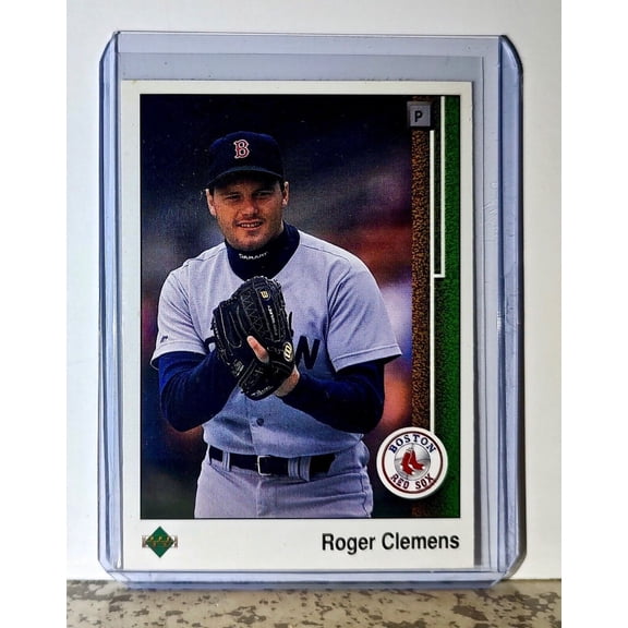 Roger Clemens 1989 Upper Deck MLB #195 Baseball Card Boston Red Sox