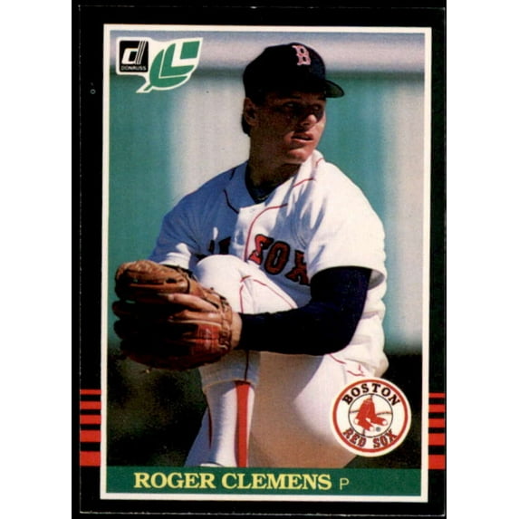 Roger Clemens Rookie Card 1985 Leaf/Donruss #99